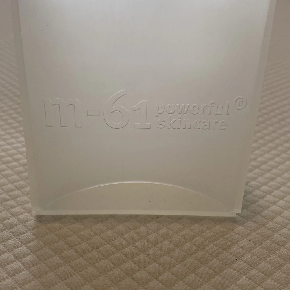 Bluemercury M-61 Powerful Skincare Acrylic Box Dispenser for PowerGlow Pads